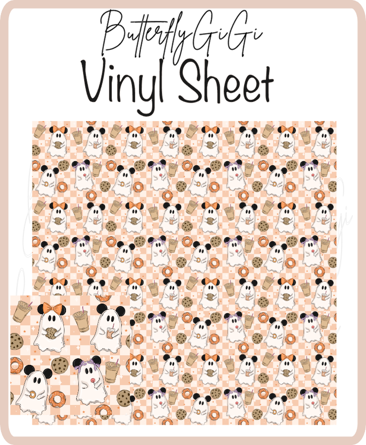 Hallowminnie Vinyl Sheet