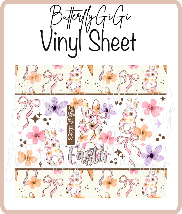 20 oz Happy Easter Daisy