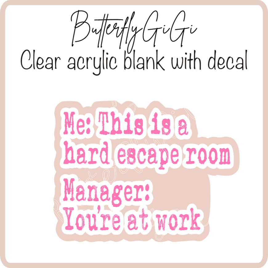Hard escape room