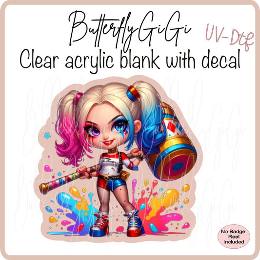 UVDTF SuperHero Harley Q
