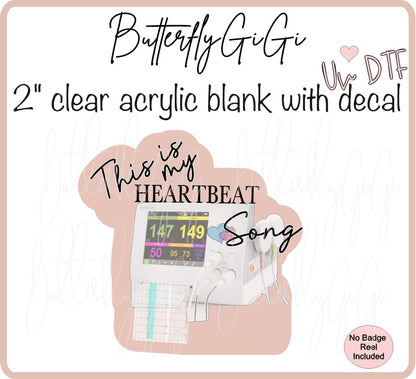 UVDTF Medical Heart Beat Song L & D
