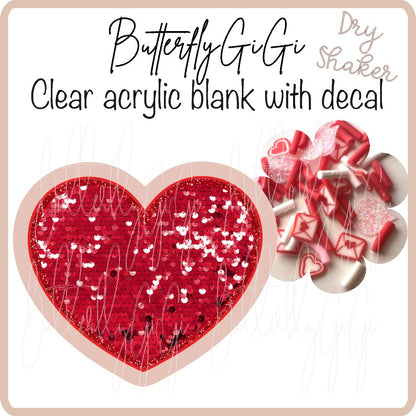 Heart UV DTF Dry SHAKER  Kit