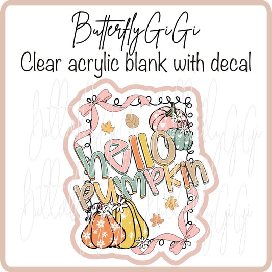 Fall Hello Pumpkin
