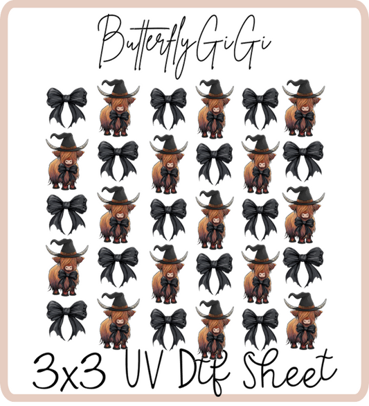 Highland Witch 3x3 UVDtf Sheet