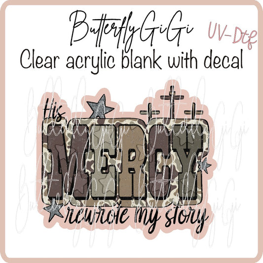 His Mercy Rewrote UvDTF