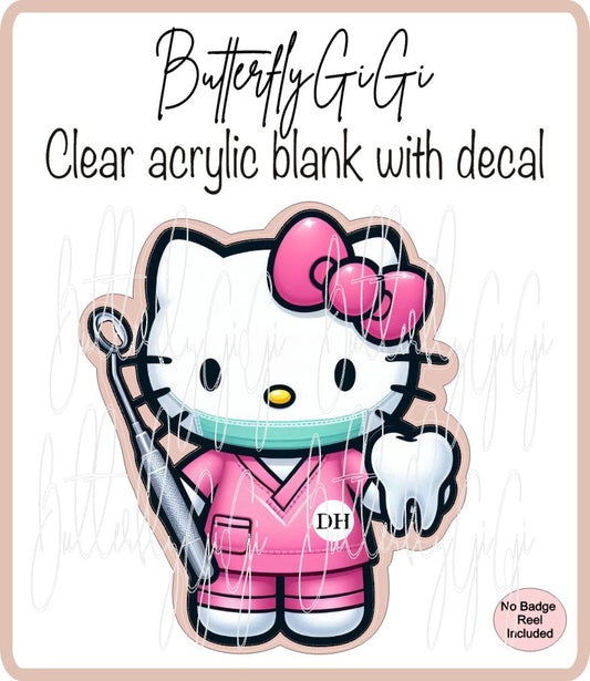 Medical Kitty Dental Hygienist