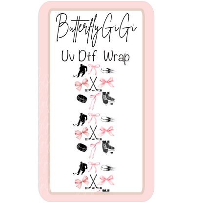Wrap Hockey Bows Uv Dtf