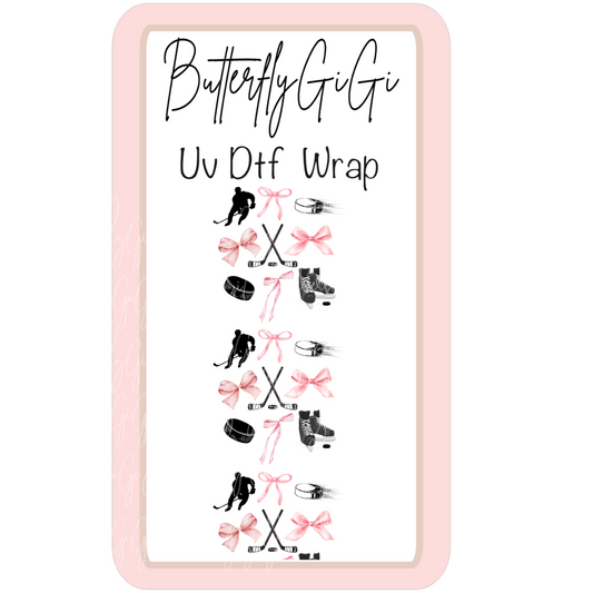 Wrap Hockey Bows Uv Dtf