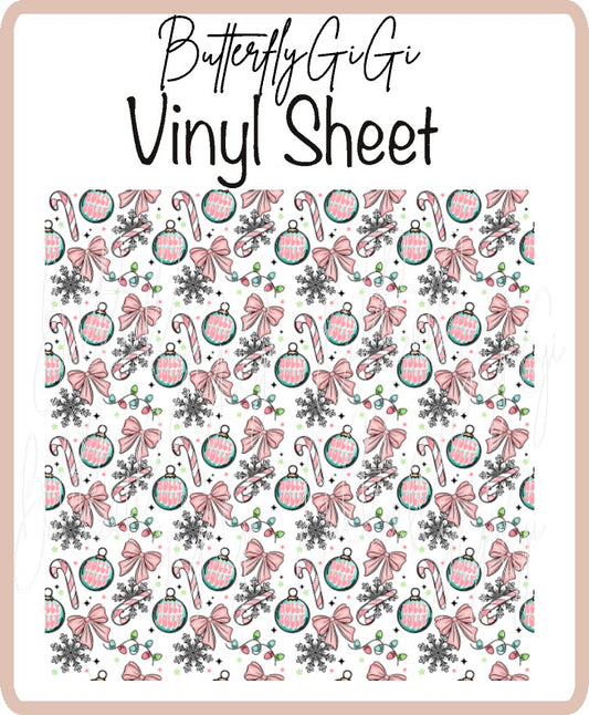 Holy Jolly Vinyl Sheet