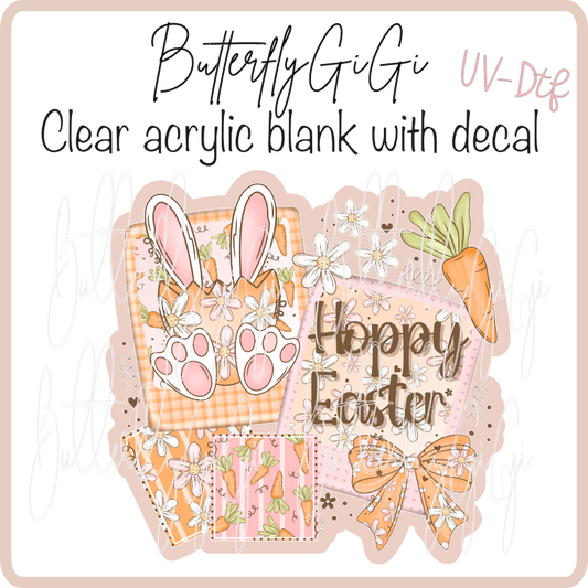 Hoppie Easter Orange UvDTF