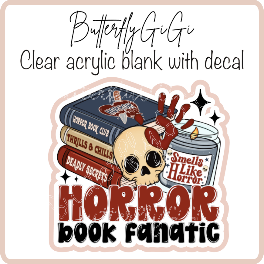 Horror book fanatic