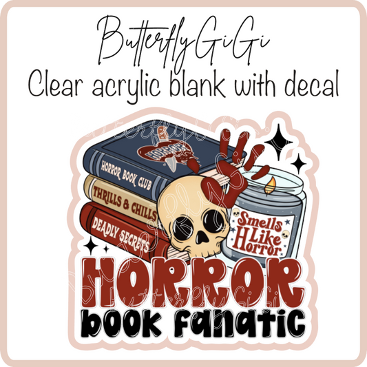 Horror book fanatic