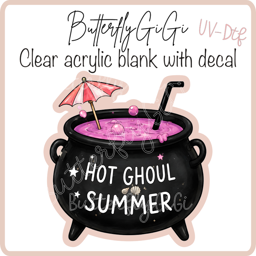Hot ghoul Summer UvDtf