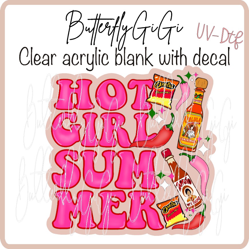 Hot Girl Summer UvDTF