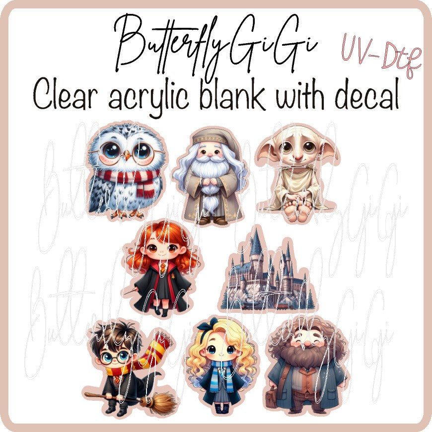 Wizard Characters UV DTF