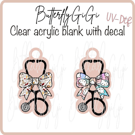 Character Stethoscope  UVDTF Charms