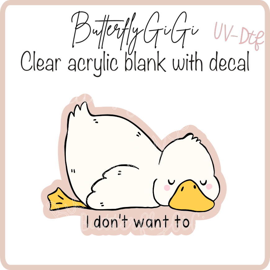 I don't Want to UvDTF