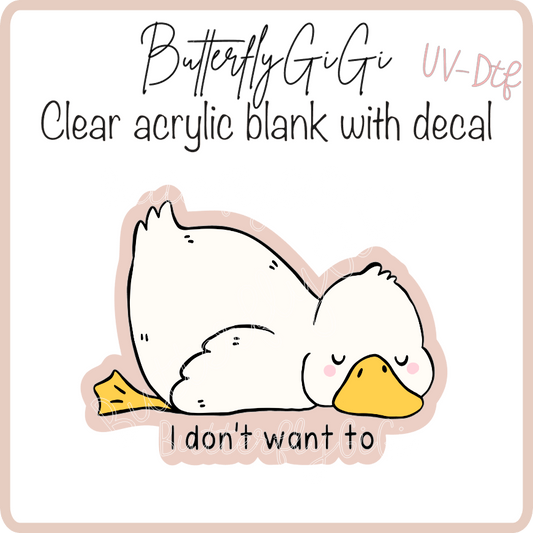 I don't Want to UvDTF