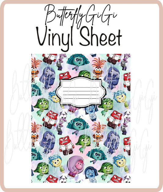 Vinyl Notebook Inside Out Cover