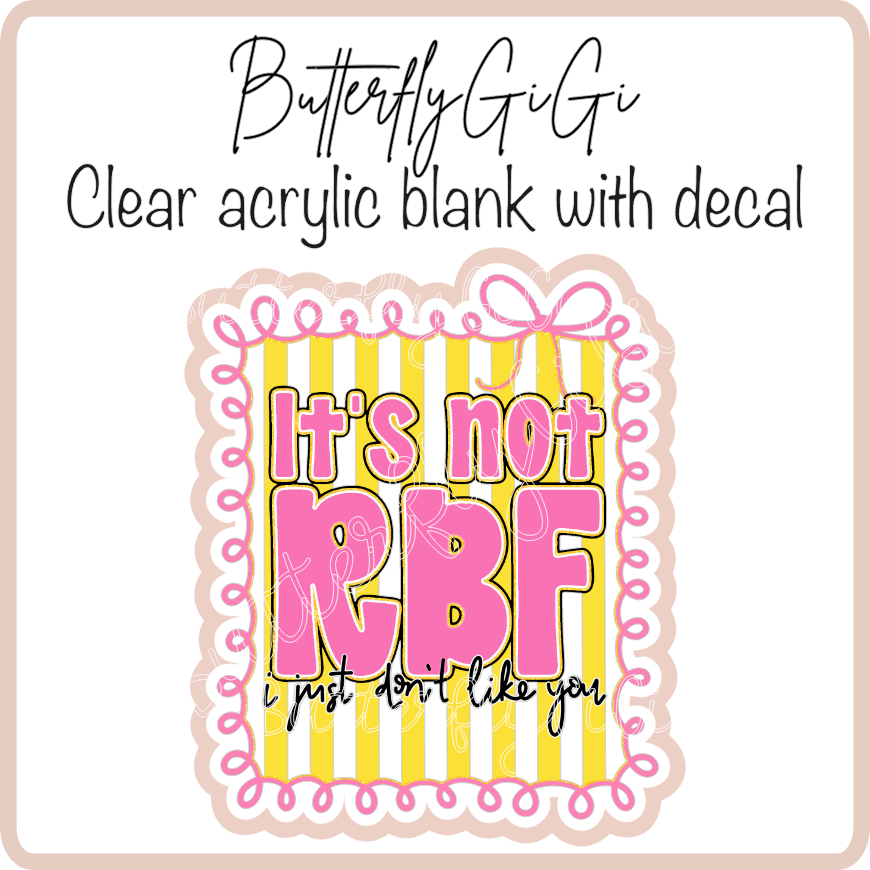 It's not RBF