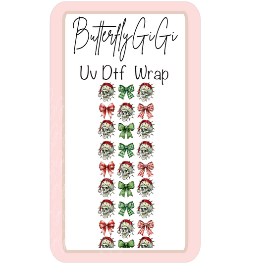 Jolly Skeleton Uv Dtf Wrap