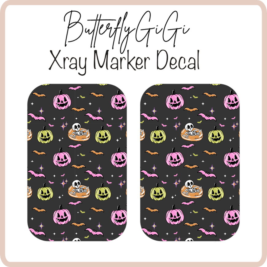 Just Floatin Halloween X ray Markers Decal