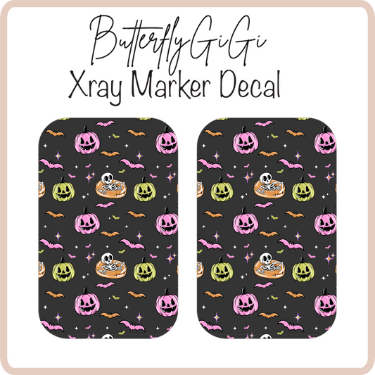 Just Floatin Halloween X ray Markers Decal