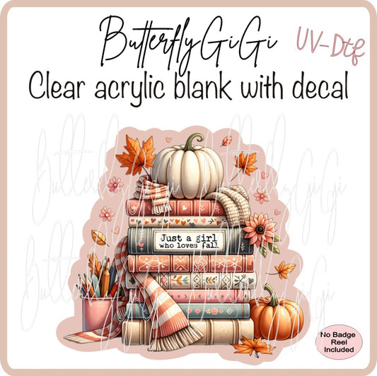 UVDTF Fall Just girl Fall Books