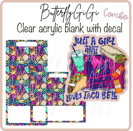 Just Girl Taco Bell COMBO*