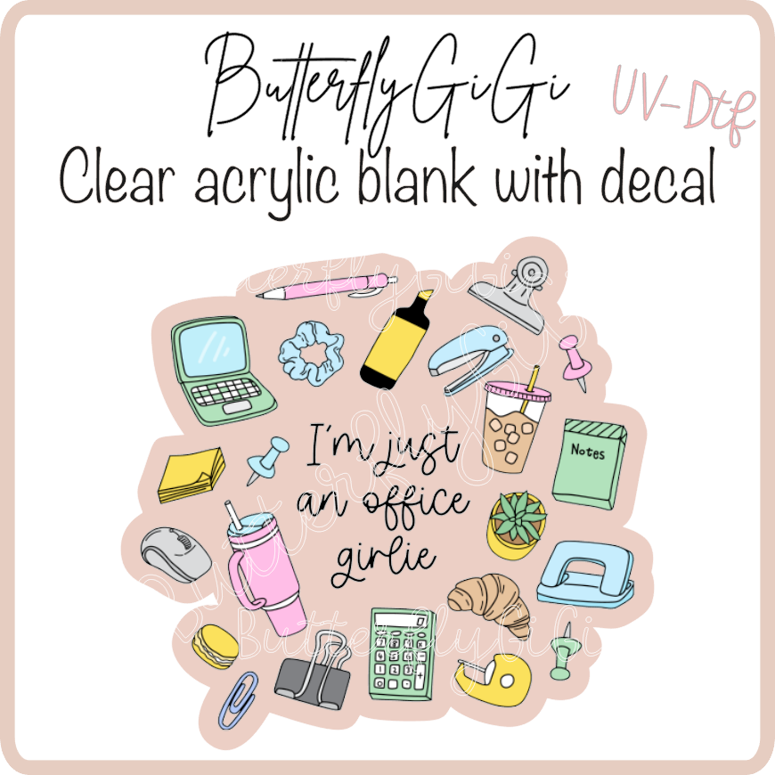 Just office girlie UvDtf