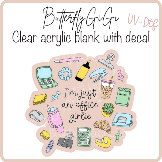 Just office girlie UvDtf