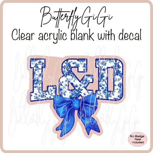 Medical Bow L & D Blue