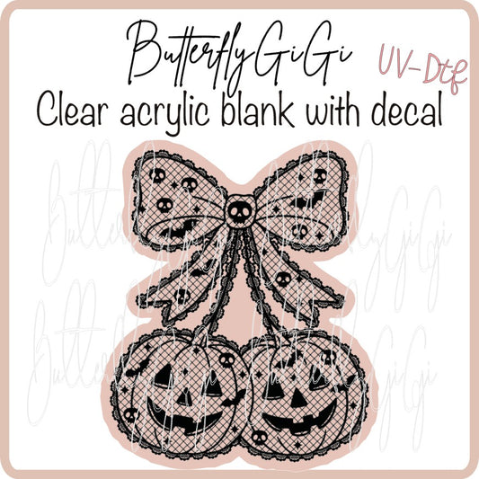 UVDTF Halloween Lace Pumpkin