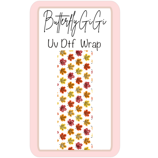 Wrap Leaves Fall UV Dtf