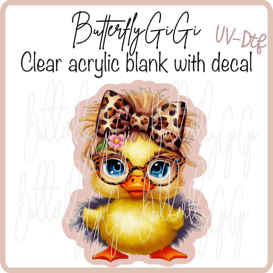 Leopard Duck UV DTF – ButterflyGiGi