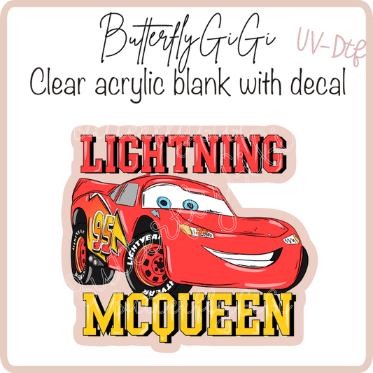 Lightning McQueen UvDTF