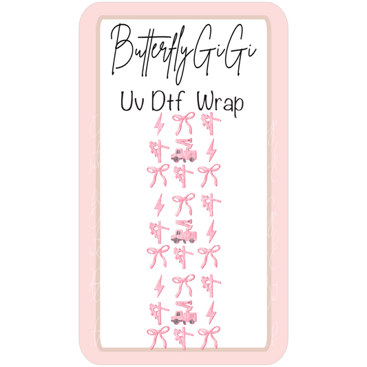 Wrap Lineman Pink UvDTF