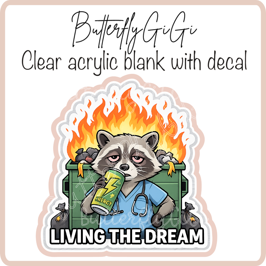 Living the Dream Raccoon