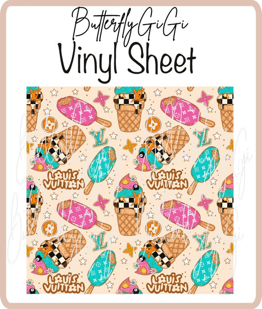 Vinyl Louis V Sheet