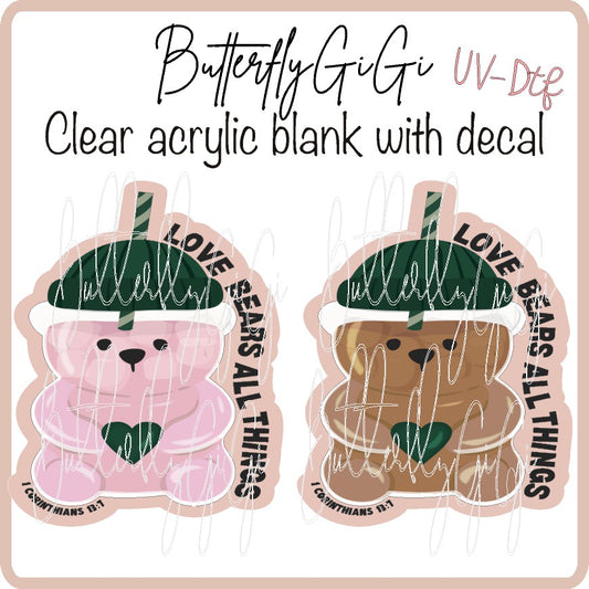 Love Bears Drink  UvDTF