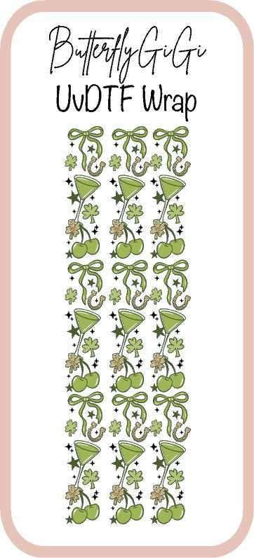 Lucky Clover UvDtf Wrap