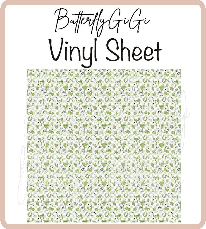 Lucky Clover  Vinyl Sheet