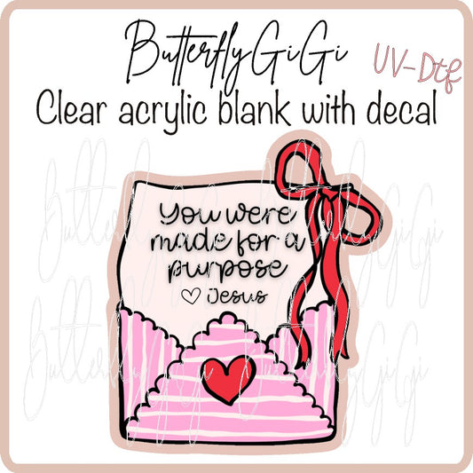 Made for Purpose Valentine UV DTF