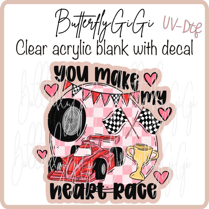 Make my Heart Rave UV DTF