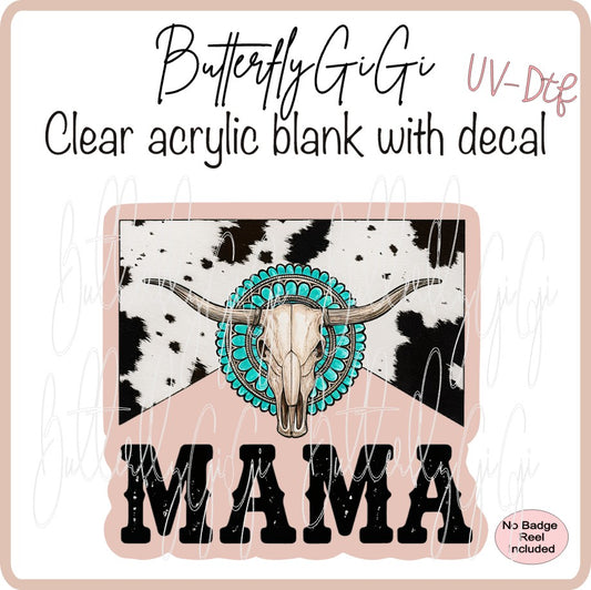 UVDTF Western Mama Cowhide