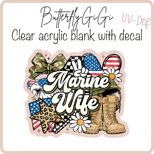 Marine WIFE UvDtf