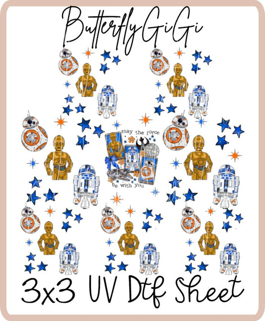 May the Force UV Dtf SHEET