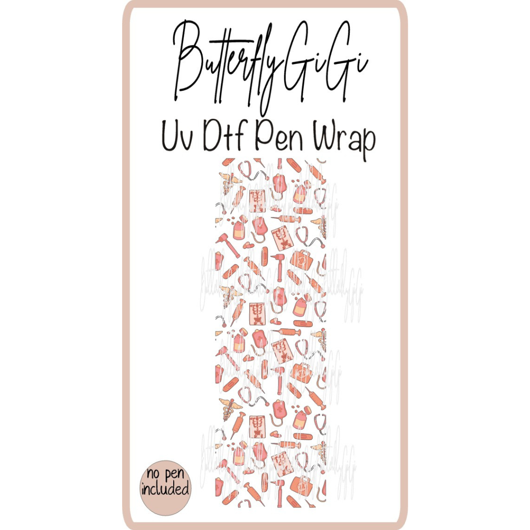 Wrap Medical Boho Uv Dtf