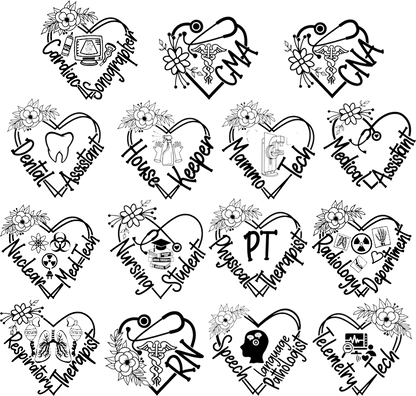 Medical Flowers UvDTF