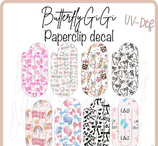 Medical Paperclip UvDTF